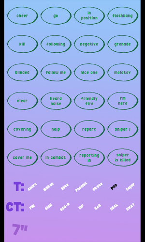 CS: GO Radio Messages. Commands, quotes Screenshot 3