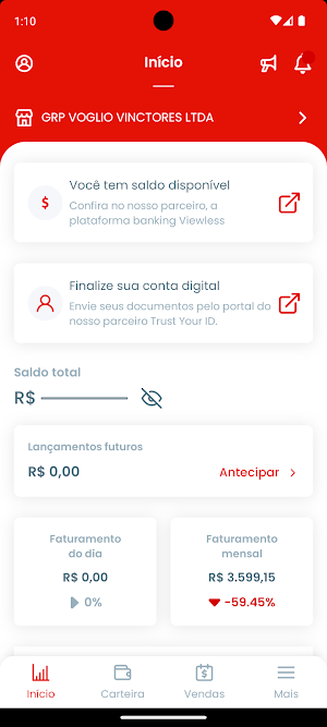 Voglio Bank Screenshot 1