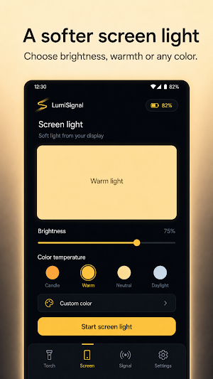 LumiSignal: Flashlight Screenshot 2