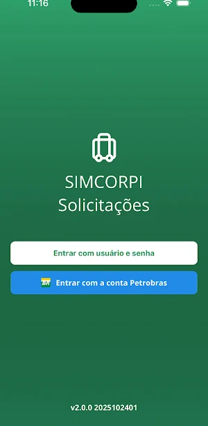 SIMCORPI - Solicitações Screenshot 0