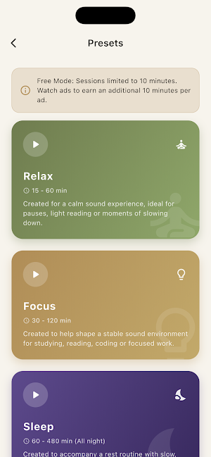 Binaural Beats: Focus & Sleep Screenshot 1