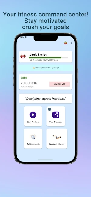 Workout  - Free , No Equipment Screenshot 2