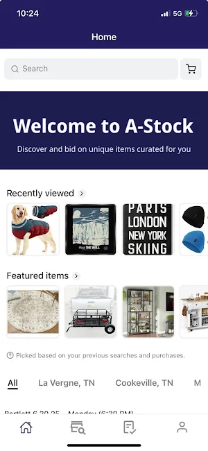 A-Stock Bids Screenshot 0