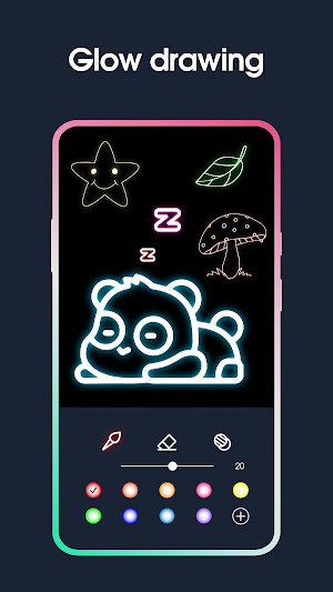 Neon Draw -  Glow Draw Screenshot 0
