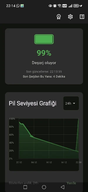 Batarya Döngü Takip Screenshot 0