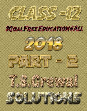 Account Class-12 Solutions (TS Grewal Vol-2) 2018 Screenshot 0