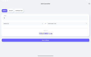 Unit Converter Screenshot 2