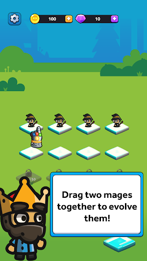 Merge Mages: Idle Auto Battle Screenshot 1