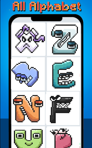 Alphabet Color By Number Paint Screenshot 1