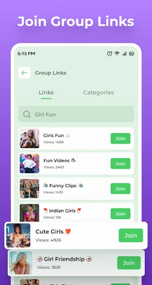 Group Links -Join Social Group Screenshot 1