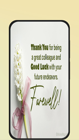 farewell message to colleague Screenshot 3