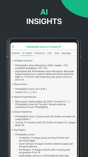 AI Score Prediction & Analysis Screenshot 1