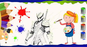 Ultraman Zero - Coloring Book Screenshot 2