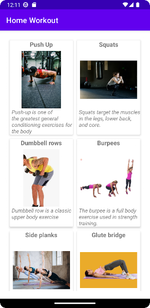 Home Workout Screenshot 1