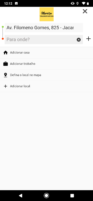 Vem Comigo - Passageiro Screenshot 1