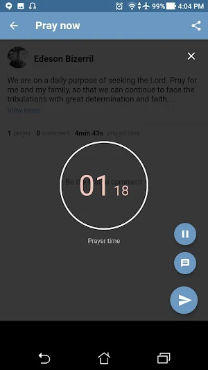 Pray More: your social network for daily prayer Screenshot 2