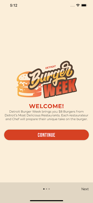 Detroit Burger Week Screenshot 0