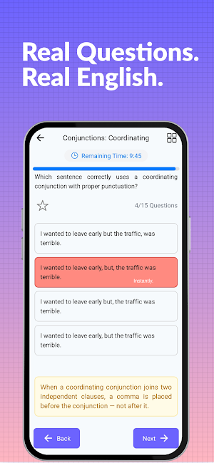 English Grammar Pro Quiz Screenshot 2