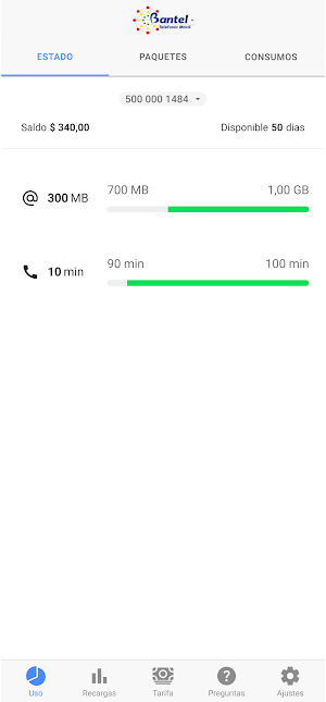 Bantel Movil Screenshot 1