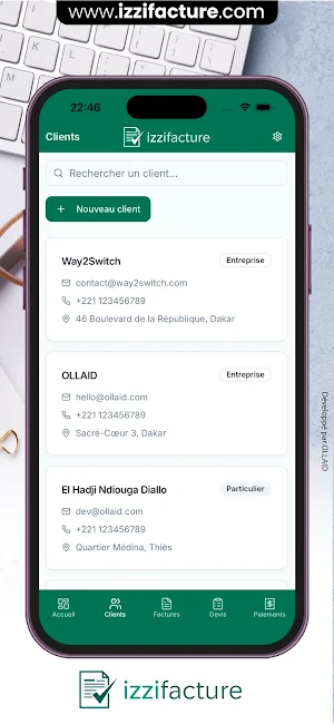 IzziFacture Screenshot 1