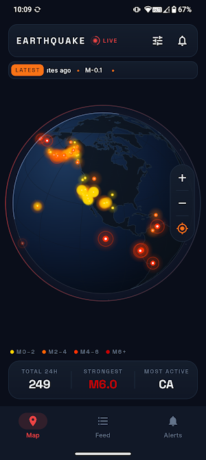Earthquake Alerts Screenshot 0