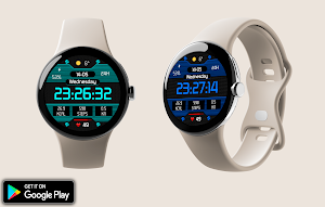 Digital Rotorotor Watch Face Screenshot 1
