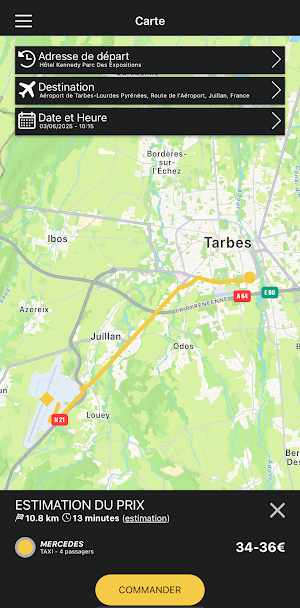 BAZY TAXI Screenshot 2