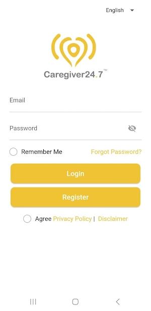 Caregiver24.7 Screenshot 0