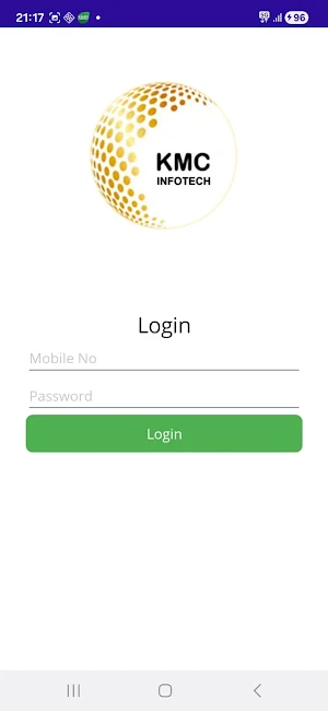 KMC DISTRIBUTOR APP Screenshot 1