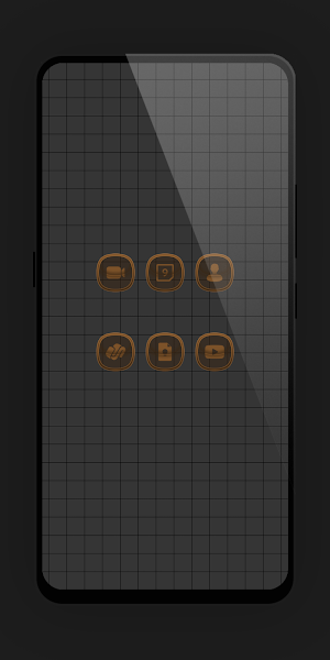 Matte Glass Brown Icon Pack Screenshot 1