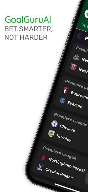 GoalGuruAI - Bet Predictions! Screenshot 0