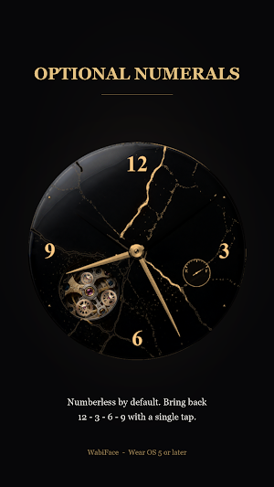 Kintsugi Time Watch Face Screenshot 3
