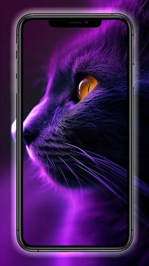 Aesthetic Purple Wallpaper Screenshot 2