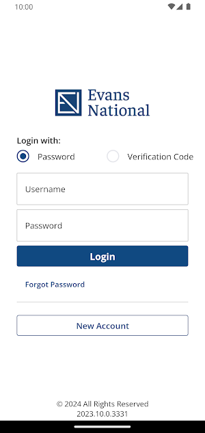 Evans National Mobile Screenshot 0