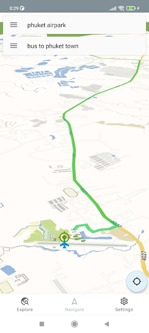 Phuket Thailand Offline Map Screenshot 1
