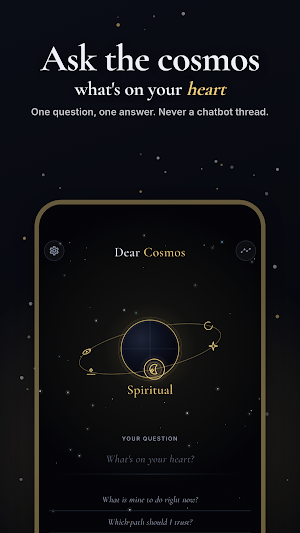Dear Cosmos: Spiritual Guide Screenshot 1