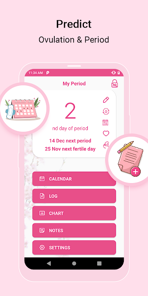 Period Tracker & Ovulation Screenshot 0