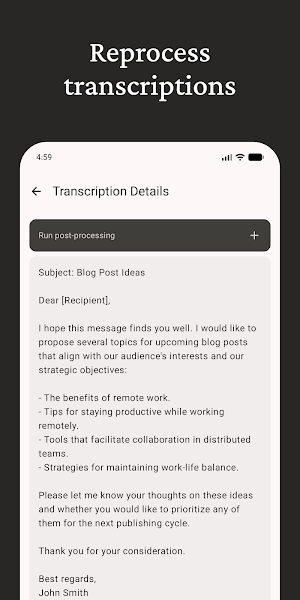Whisperian: AI Voice to Text Screenshot 3