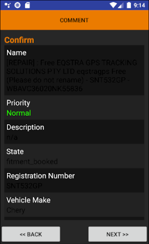 WebIQ - Fitment Manager Screenshot 1