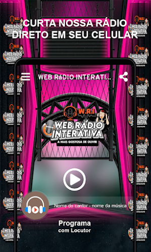 Web Rádio Interativa Screenshot 0
