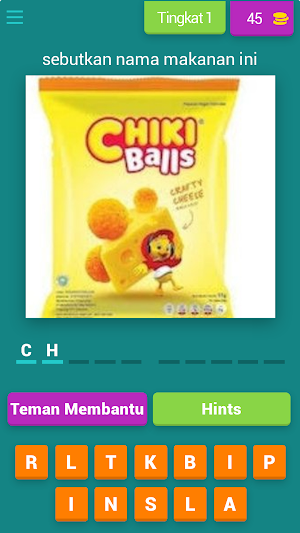 tebak nama makanan Screenshot 0