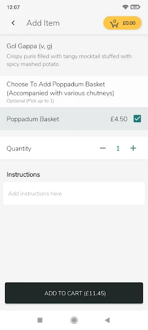 Mussorrie Restaurant - Tooting Screenshot 1