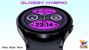 Glossy Hybrid Watch Face Screenshot 3