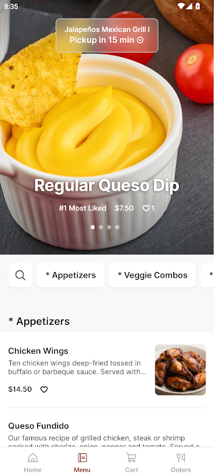 Jalapenos Mexican Grill, INC. Screenshot 1