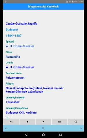 Magyarországi Kastélyok Screenshot 2