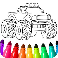Monster Car and Truck Coloring