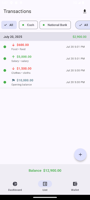 Invoice Tracker & Wallet Screenshot 1