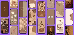 Brown Aesthetic Wallpaper Screenshot 0