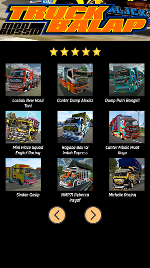 Mod Bussid Truck Balap Screenshot 3