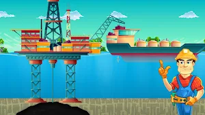 Oil Mining Factory: Petroleum Refinery Tycoon Sim Screenshot 1